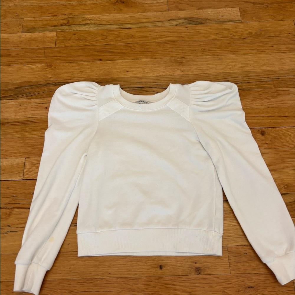 Habitual Girls Elegant White Top Size 7/8